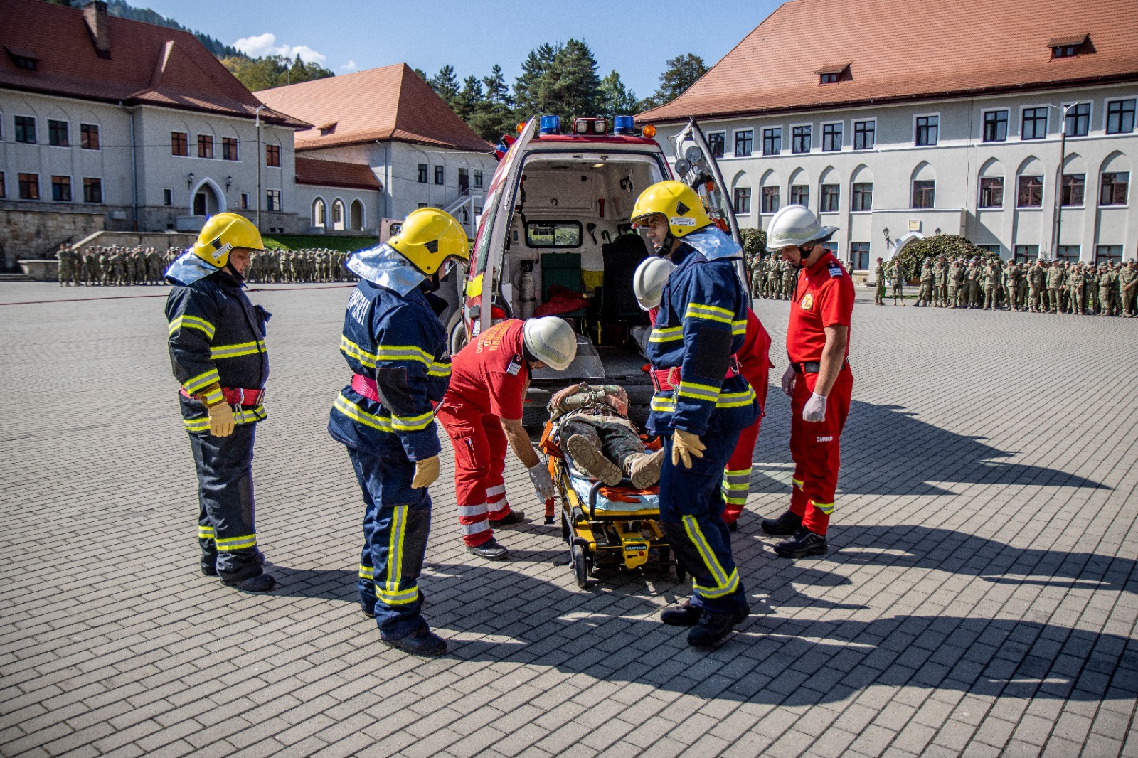 Exercițiu de evacuare în cazul producerii unui incendiu la Colegiul Național Militar „Ștefan cel Mare”