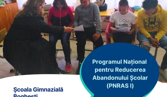 Despre Școala Gimnazială Boghești din Vrancea și inițiativele oamenilor ei implementate prin PNRAS, pentru un mediu educațional excelent